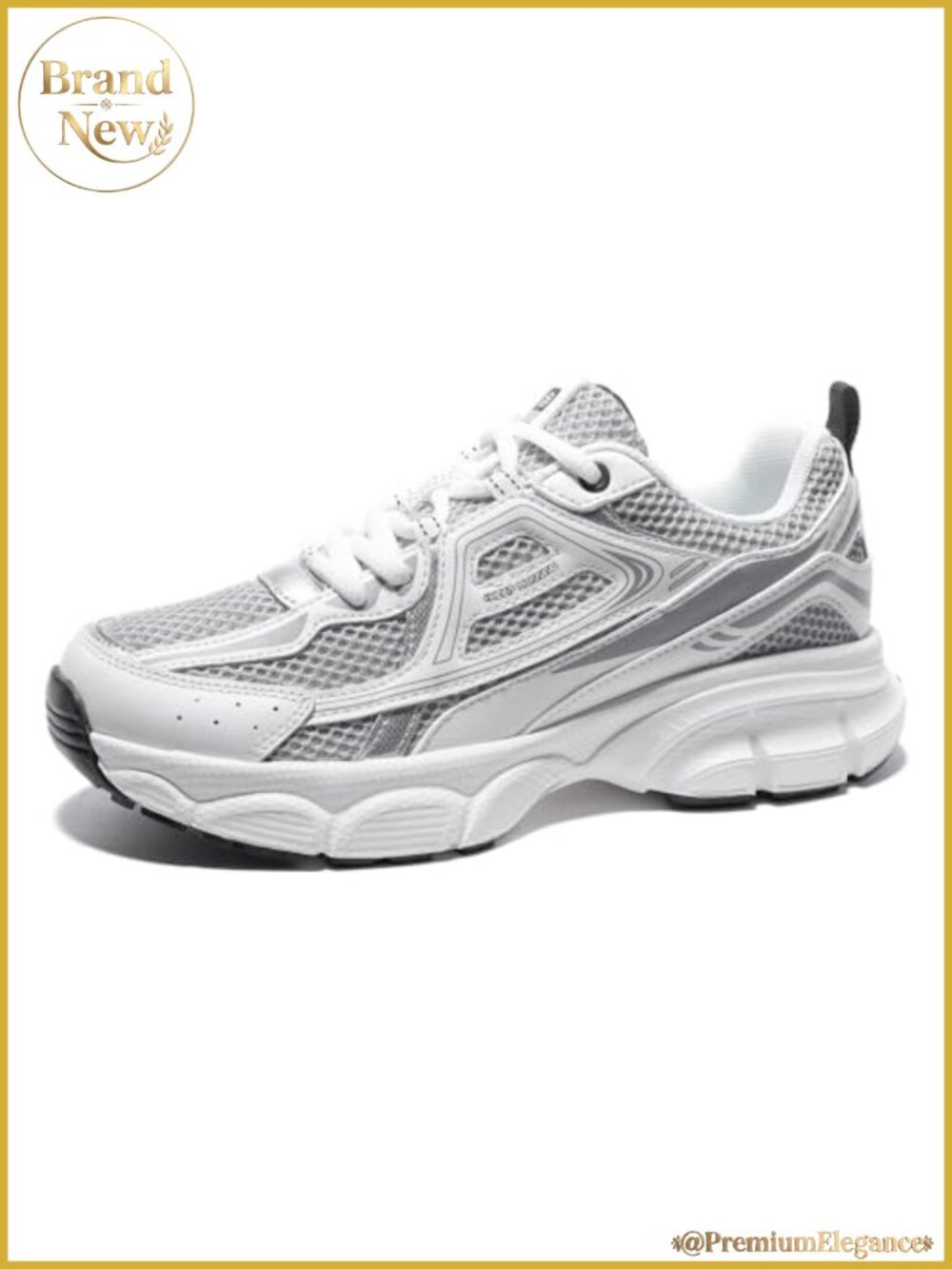 Chunky Fashion Sneakers Gym Workout Tennis Shoes PU Foam Insole Platform